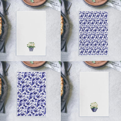Chinoiserie Kitchen Towels, Set of 2