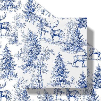 Chinoiserie Nutcracker Christmas Wrapping Paper