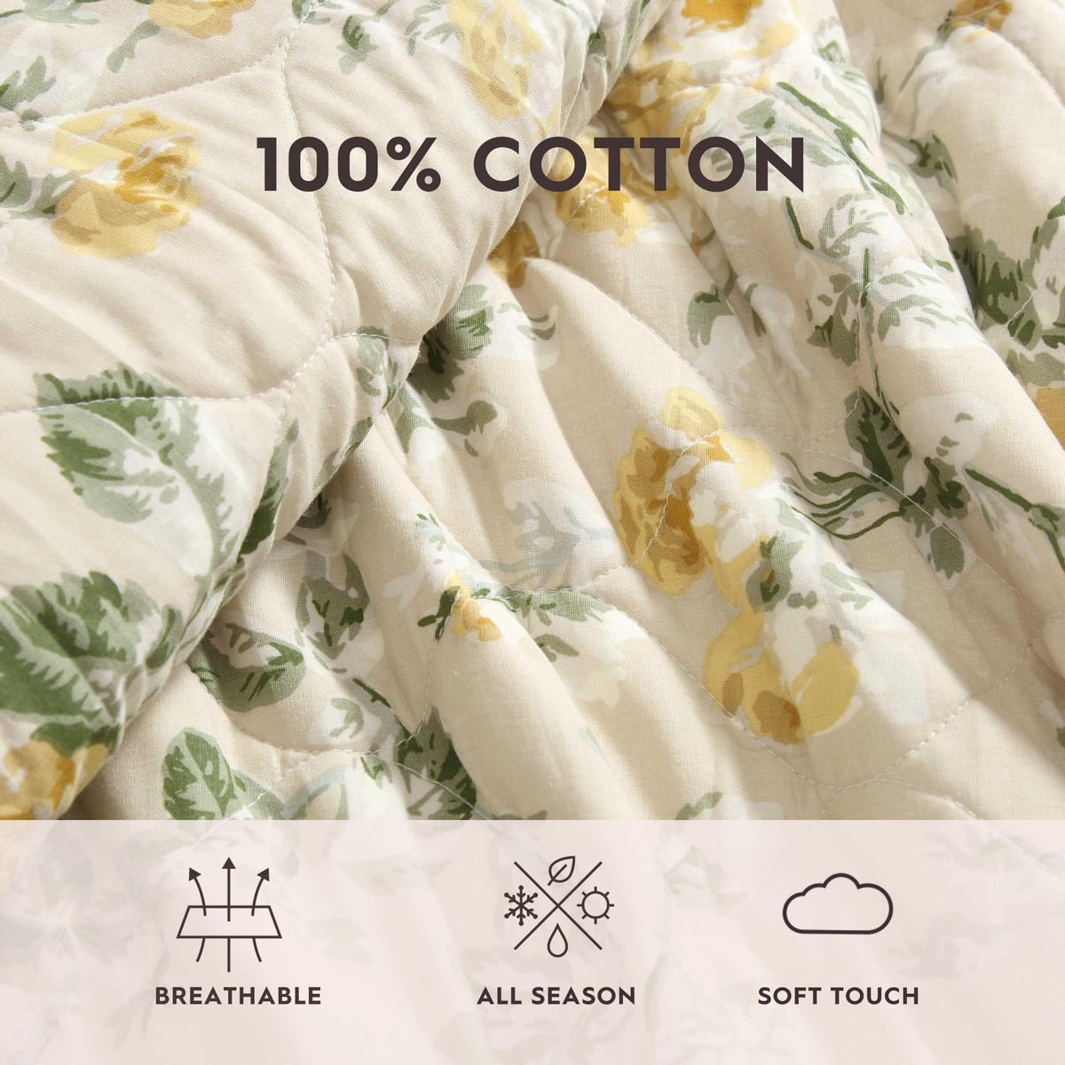 Laura Ashley Walled Garden Blue Quilt Set