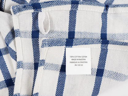 Navy Kitchen Towels, Set of 10