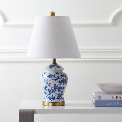 Jonathan Y Penelope Ginger Jar LED Table Lamp, 22 Inch