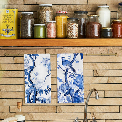 Chinoiserie Kitchen Towels, Set of 2