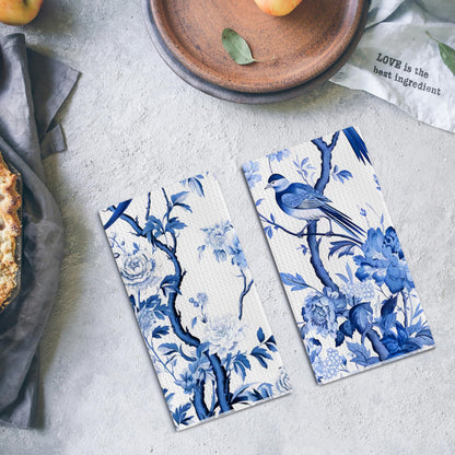 Chinoiserie Kitchen Towels, Set of 2