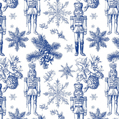 Chinoiserie Nutcracker Christmas Wrapping Paper