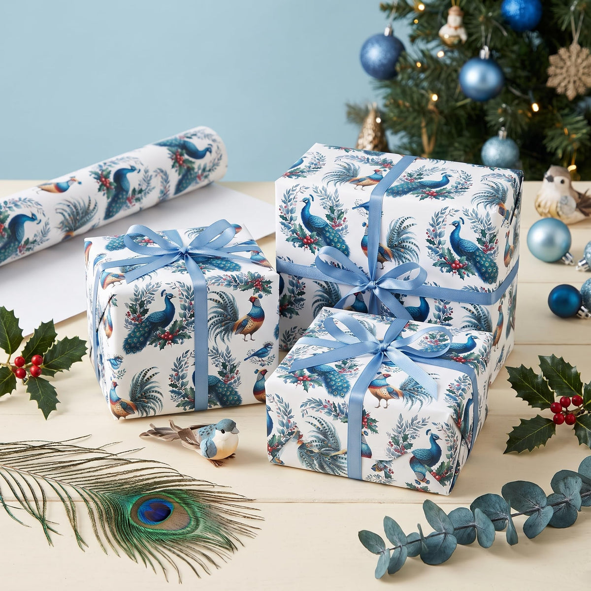 Chinoiserie Nutcracker Christmas Wrapping Paper