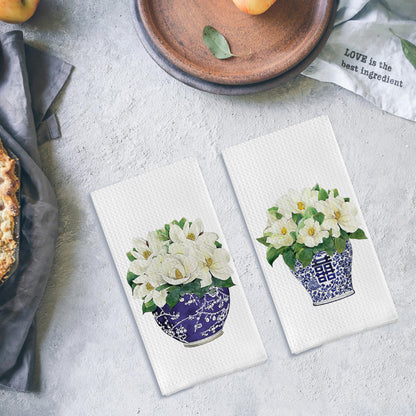 Chinoiserie Kitchen Towels, Set of 2