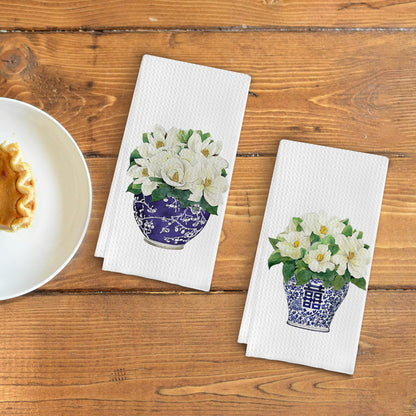 Chinoiserie Kitchen Towels, Set of 2