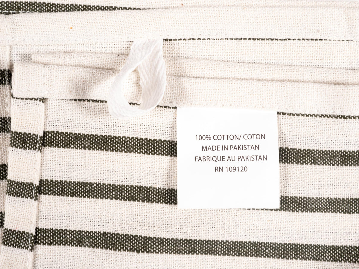 Navy Kitchen Towels, Set of 10