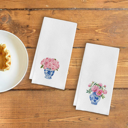 Chinoiserie Kitchen Towels, Set of 2