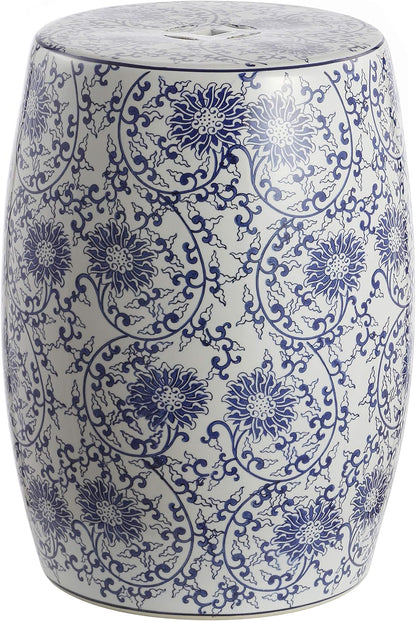 Jonathan Y Lotus Blossom Ceramic Garden Stool