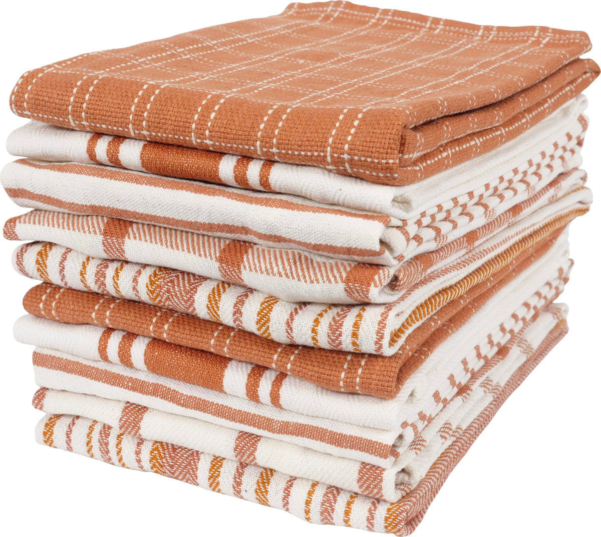 Navy Kitchen Towels, Set of 10