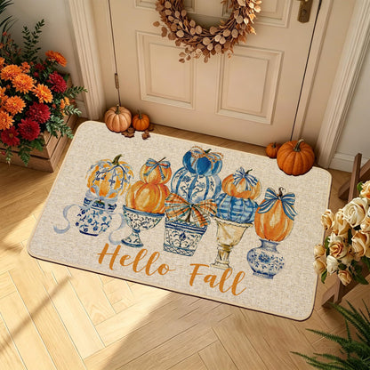 Chinoiserie Christmas Doormat, 17 x 29 Inch