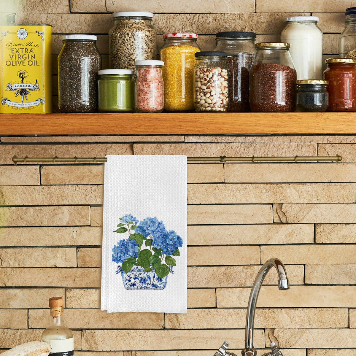 Chinoiserie Kitchen Towels, Set of 2