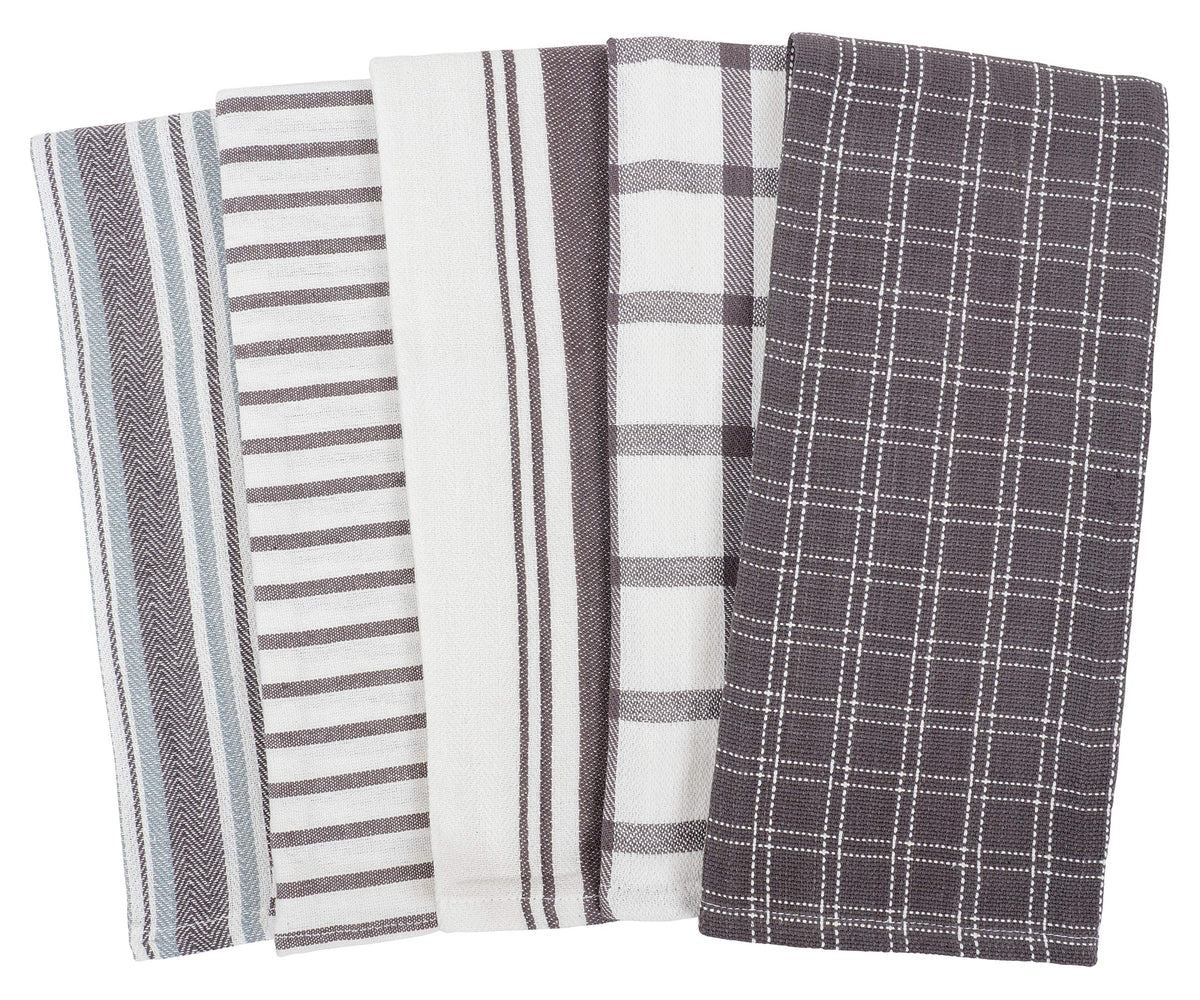 Navy Kitchen Towels, Set of 10