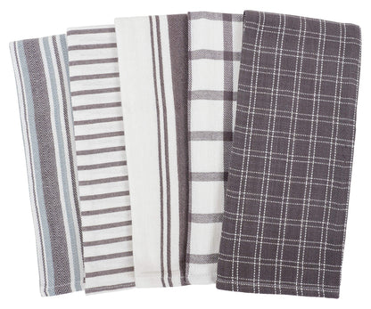 Navy Kitchen Towels, Set of 10